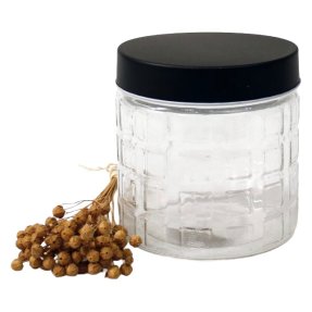 Glasburk med skruvlock 80 cl