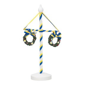 Midsommarstång vit i trä