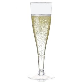 Champagneglas plast 4-pack 13,3 cl