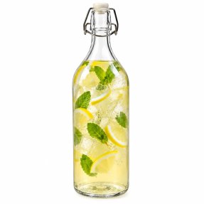 Glasflaska med patentkork 1 liter